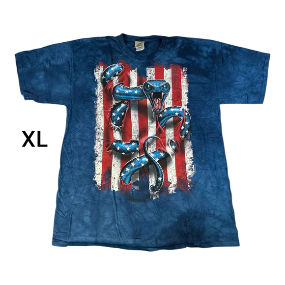 NWOT Liquid Blue American Viper Tie-Dye T-Shirt Sz XL - Picture 1 of 5